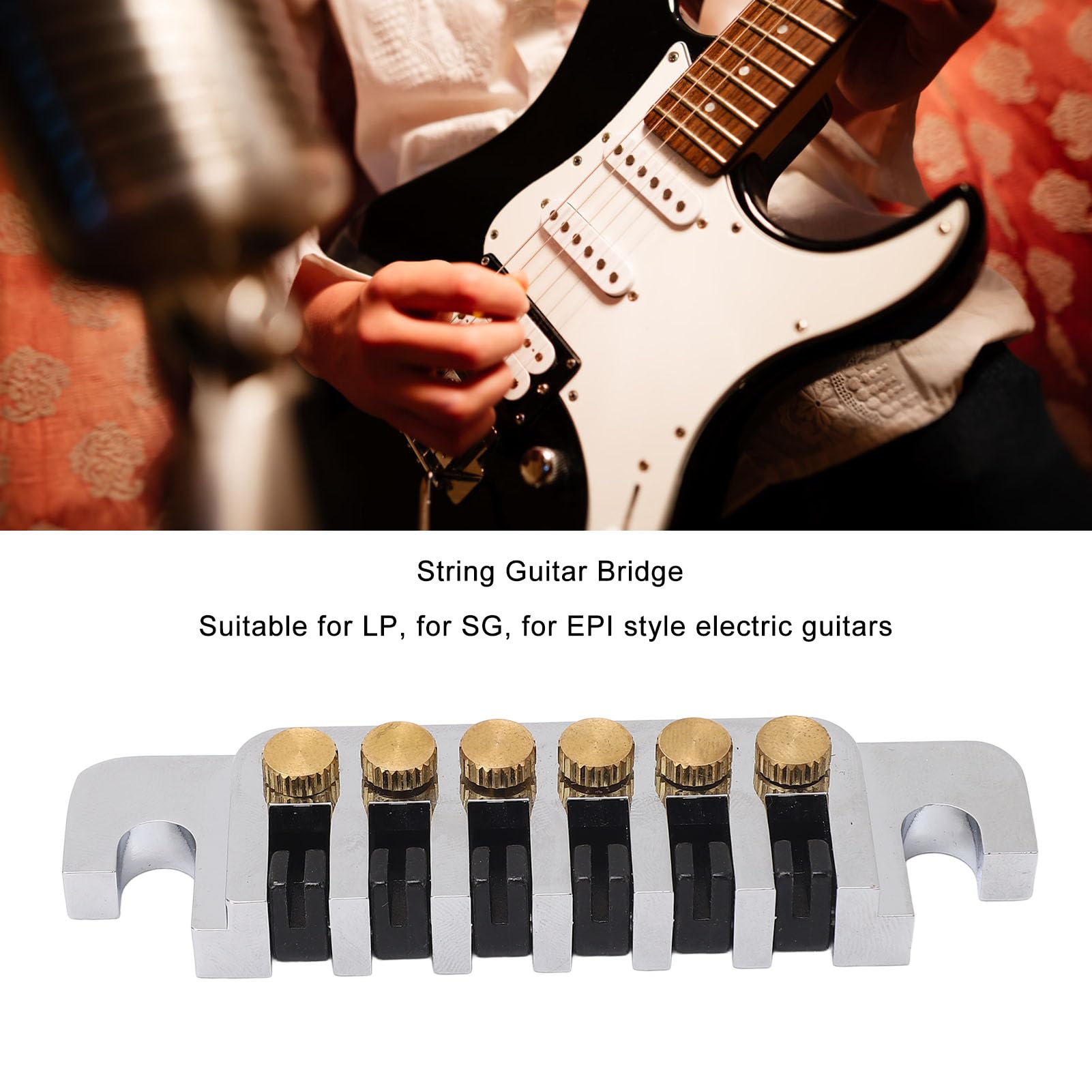 Amazon.co.jp: LP レスポール用ヴィンテージ TP 6 ギターブリッジ